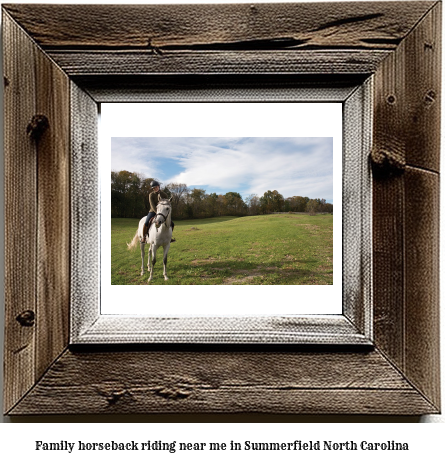 family horseback riding near me in Summerfield, North Carolina